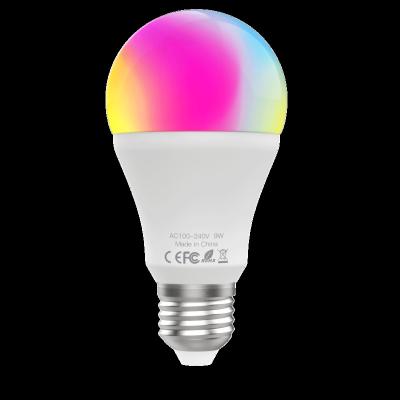 China Smart Home Smart WiFi LED System Light Bulbs Compatible with Alexa and Google Home Multicolor 9W A19 Color Changing Bulb (No Hub Required) RGBCW for sale