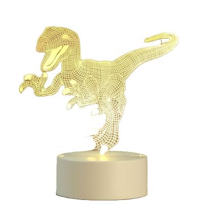 China Modern Creative Home Decor LED Night Light Bedroom 3D Visual Artistic Acrylic Base for sale