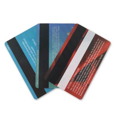 China Hico 2750OE print logo price master card cheap custom full color blank programmable magnetic strip waterproof/PVC raincoat for business for sale