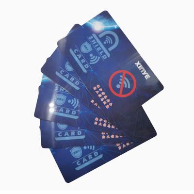 China Waterproof / Waterproof RFID Blocking Card For Credit Bank Card Protection for sale