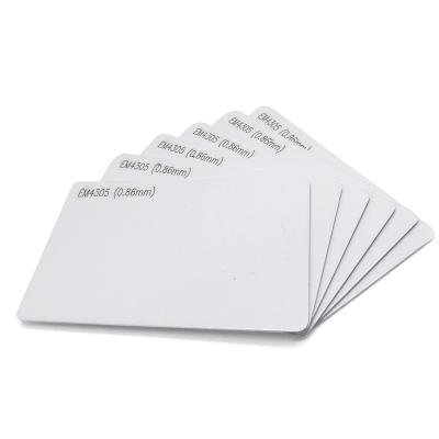 China Plastic white PVC material rfid card promotion barcode gift voucher scratch code gift certificate for sale