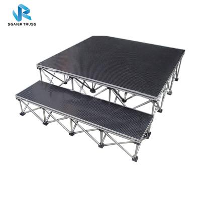 China Portable/no rust manufacturer SGS TVU certified spider stage platform, portable stage with spider legs for sale