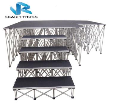 China Events / Exhibition And So On High Load Capacity Folding Portable Stage Platform For Church for sale