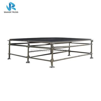 China Portable/no rust adjustable scaffolding layer stage platform for outdoor event for sale