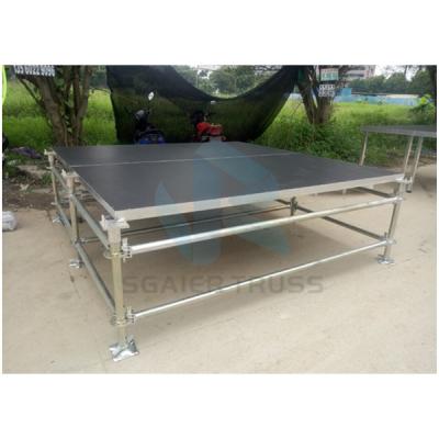 China Portable/no rust layer stage platform for outdoor event, wedding stage for sale