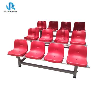 China Steel Construction Retractable Outdoor Fire Resistant Automatic Telescopic Arena System Collapsible Seating Bleacher for sale