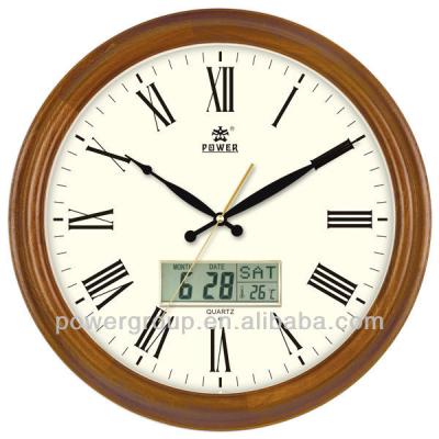 China Wooden Decorative Atomic Wall Clock Maker With Large Wall Clock Size for sale