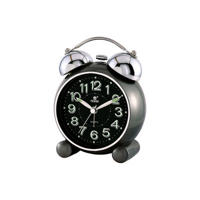 China 2021 Style Mini Alarm Clock Bedroom Metal Quartz Field Portable Antique Movement Twin Lovely Bells Alarm Clocks Kids Gifts for sale