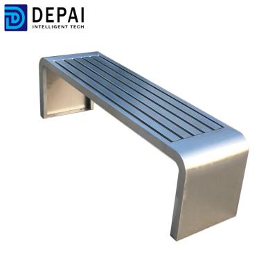 China Modern Outdoor Stainless Steel Garden Bench for sale