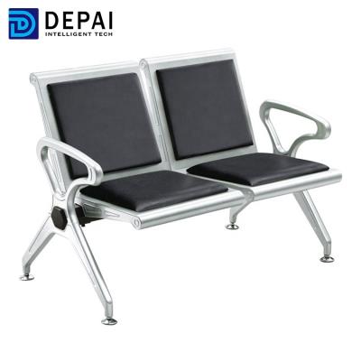 China Modern Polyurethane 3 Seater PU Foam Chairs Hospital Waiting Room Airport Waiting Chairs for sale