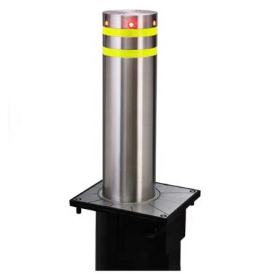 China 304 / 316 Stainless Steel Carbon Steel China High Quality Electric Hydraulic Parking Rising Bollards for sale