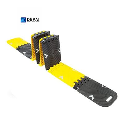 China DEPAI Manufacture Durable Top Speed ​​Bumps Portable Rubber Speed ​​Bump Road Speed ​​Ramp Rubber for sale