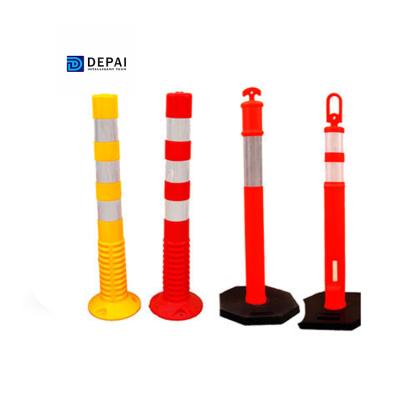 China Warning Reflective Road Flexible Drafters Above Pavement Safety T Traffic Bollards Flexible Barrier Post for sale