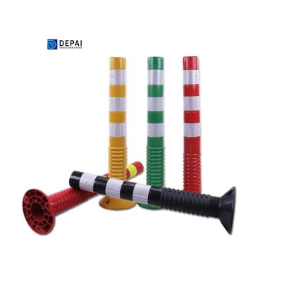 China High Visible Flexible Roadside Warning Poles Drafter Portable Post Flexible Column Poles For Safe for sale