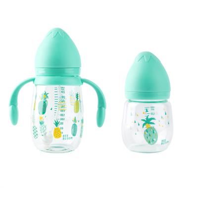 China BPA Free Warm Glass Feeding Bottle With Straw For Baby Rabbit Feeding Bottle OEM Factory Baby Products Of All Types for sale