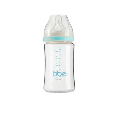 China BPA ECO Free Baby Products As Baby Blue Cosmetic Bottles , Borosilicate Glass Baby Feeding Bottles for sale