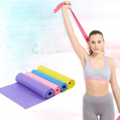 China Home Exercise Pilates Yoga Resistance Bands Factory Wholesale Elastic Bands Natural Latex Resistance Yoga Band for sale