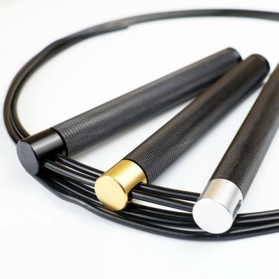 China Rope Fitness Speed ​​Grip Steel Wire Reinforced Aluminum Jump Ropes for sale