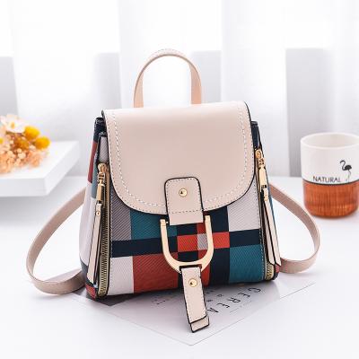 China Wholesale High Quality Custom Fashion PU Backpack Women Bag for sale