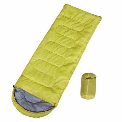 China 170T polyester taffo china envelope compact outdoor portable waterproof camping sleeping bag with hat for sale