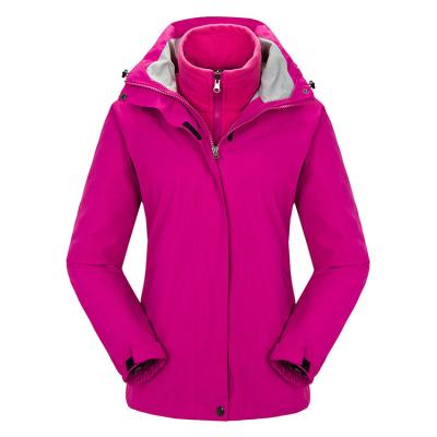 China Acid Resistant Women Waterproof Fleece Ski Jacket Outdoor Insulated Snow Windproof Jacket for sale