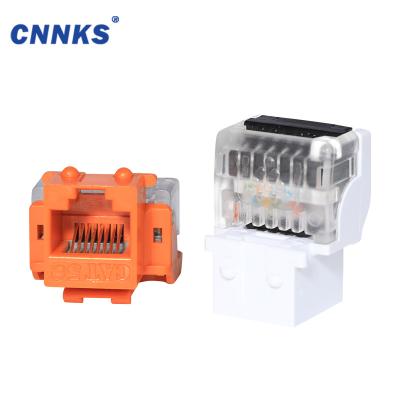 China PC hot sales cat5e rj45 rj11 utp female keystone jack network module for sale