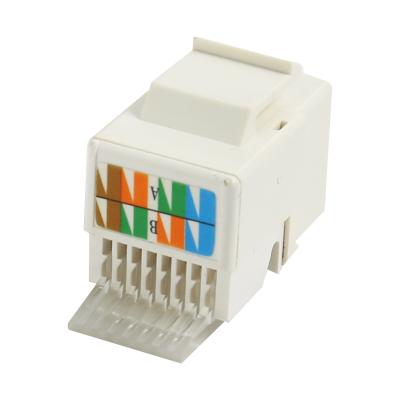 China PC Plastic RJ11 CAT5e UTP TOOLLESS Voice 90 DEGREE UTP Keystone JACK for sale