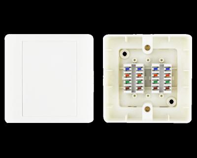 China NETWORK hot sale network faceplate 86*86 faceplate for sale