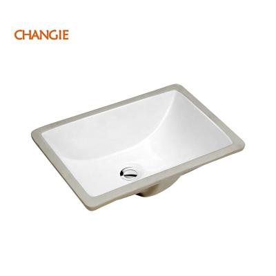 China Chaozhou modern wholesale ceramic sanitary ware 1628 changie washbasin under counter basin ceramic bathroom sinks for sale