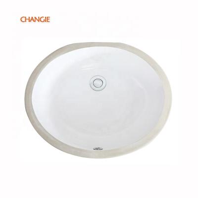 China Chaozhou Changie Luxury Porcelain Oval 1601 Sink For Eco-Friendly Bathroom Hotel School Building Project Promotion for sale