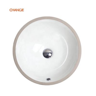 China Modern white color porcelain exterior easy cleaning basin for washroom for sale