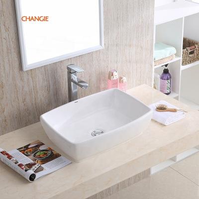 China Modern Sink Art Basin Lavabo Bathroom Counter Top Porcelain Vessel Vanity for sale