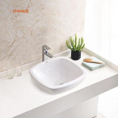 China Eco - Friendly Double Vanity Sink Table Top Counter For Royal Bathroom Decoration for sale