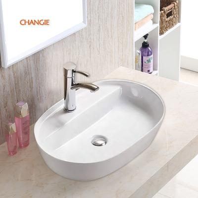 China cUPC Ceramic Factory Direct Commercial White Porcelain Undermount Oval Toilet Sink Sink For Bathroom for sale