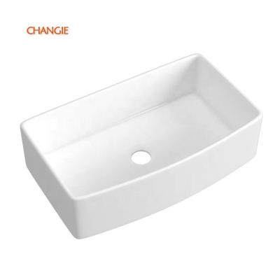 China Faucetless 3620A Changie 36 Inch By Hot Sale 20inch Kitchen Sinks Rectangular Farmhouse Design Sinuous Kitchen Sinks for sale