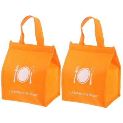 China Waterproof Non Woven Lunch Cooler Bag Drink Pizza Cake Delivery Insulated Cooler Bag Wine Cooler Bag For Picnic for sale