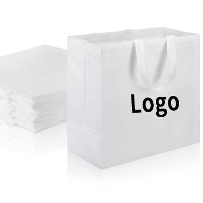 China 100% Reusable Shopping Tote Gift Bags Grocery Bag Portable Eco-Friendly Non-woven Bag Wholesale Nonwoven With Custom for sale