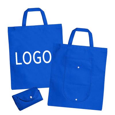 China 100% Wholesale High Quality Non Woven Nonwoven Environmental Bags Folding Tote Bag Reusable Shopping Grocery Bag Eco-Friendly for sale