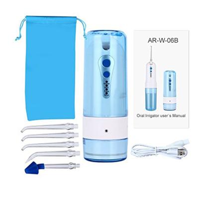 China Portable ABS+PC Achepower Teeth Cleaner AR-W-06B Dental Oral Irrigator Water Flosser Pick With Private Label for sale