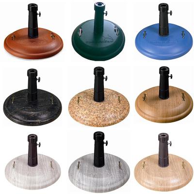 Cina 360 Degree Cast Steel Umbrella Base Artiz Granite Umbrella Base 20kg Rotating Steel Umbrella Weight For Sunshade in vendita