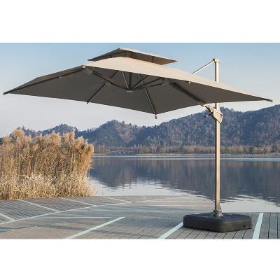 중국 360 Degree Rotating Cast Steel Umbrella Factory Base High Quality Outdoor Hanging Umbrella Leisure Outdoor Ways 판매용