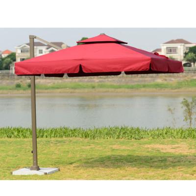 중국 Cast Steel Umbrella Base Artiz Beach Umbrella 360 Degree Rotating Outdoor Patio Umbrella With Custom Logo Prints 판매용