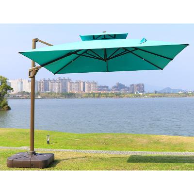 Κίνα Restaurant Outdoor Umbrella Frame Metal 360 Degree Rotating Cast Steel Umbrella Base Artiz Umbrella Sunshade προς πώληση