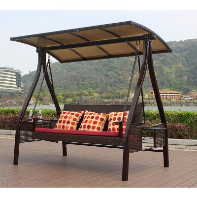 China Strong Swing Seat Artiz Garden Swing Chairs Outdoor Hanging 3 Seater Swing Chairs en venta