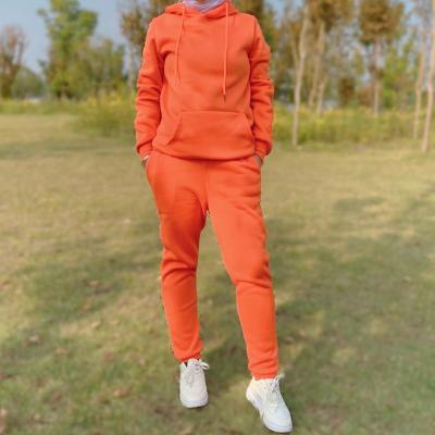 China Women's Suit Solid Color Hooded Sweatsuit Islamic Muslim Fleece Suit Viable Malaysia Indonesian Clothing Set for sale