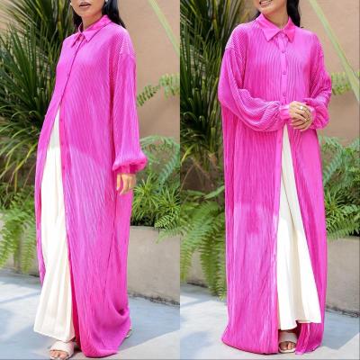 China Modest Muslimah Styling Muslim Women Dress Middle East Malaysia Indonesia Abaya Long Robe Gown for sale