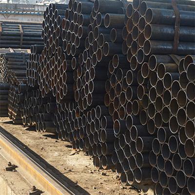 China Gas Pipe BS 1387 Straight Seam Welded Pipe , Schedule 40 Round Black Carbon Steel Pipe for sale