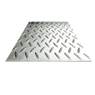 China Hot Dipped Galvanized Steel Checkered Plate For Sale ASTM A36 5mm Thickness Checkered Plate Flat Steel Plate for sale