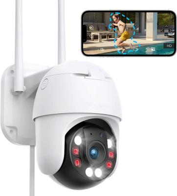 China Human Motion Tracking 2MP Auto-Tracking 1080p wifi outdoor security camera ptz Two Way Audio IP Camera for sale