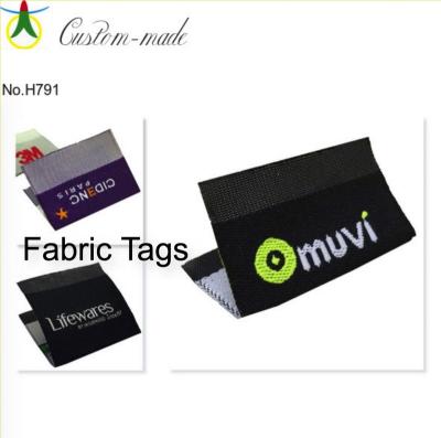 China Other No.H791 - fabric tags label doubled prints folding style for sale